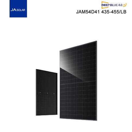 JA Solar N-Typ Bifacial-Doppelglas-Solarpanel Schwarz 430 W 435 W 440 W 445 W 450 W