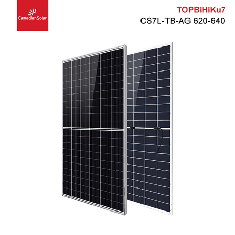 Canadian Solar TOPBiHiKu7 N-Typ TOPCon Bifacial PV-Modul 650 W 645 W 640 W 635 W Panels