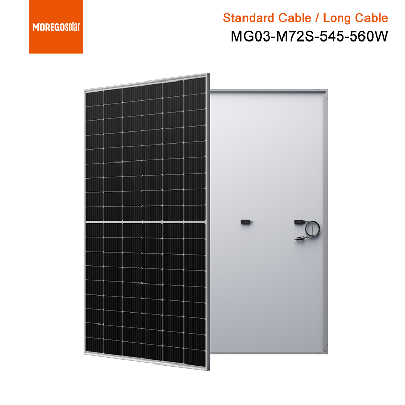 Moregosolar 182 mm Solarpanel 560 W 555 W 550 W Bifaziale und monofaziale Solarmodule OEM