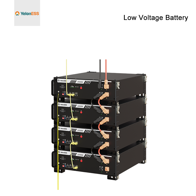 LiFePo4-Batterie-Niederspannungs-48V-51,2V-10KWH-5KWH-Solarbatteriesatz für das Sonnensystem