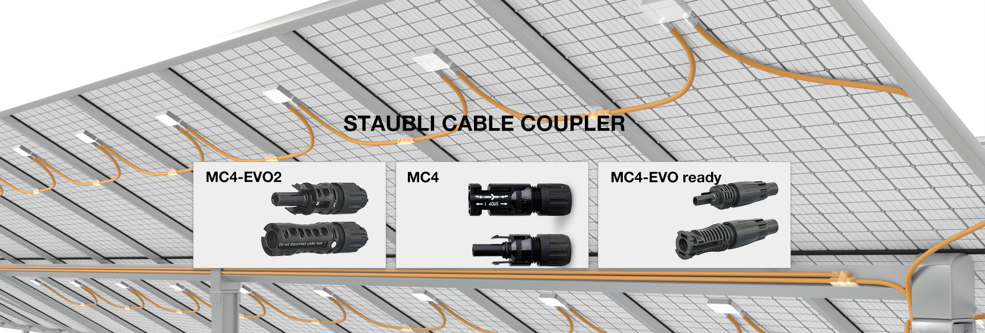 Staubli Kabelkupplung PV-Stecker