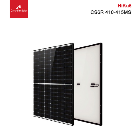 Canadian Solar HiKu6 CS6R Photovoltaik-Solarmodule 410 W 415 W 420 W 405 W 400 W schwarze Solarenergie-Panels Dach