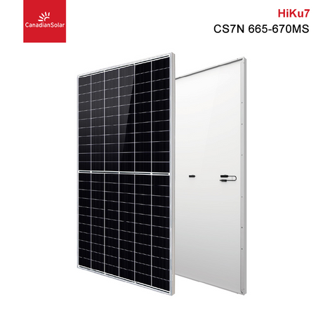 Kanadisches Solarpanel 660 W 670 W 675 W 210 mm Solarzellen-Solarpanel