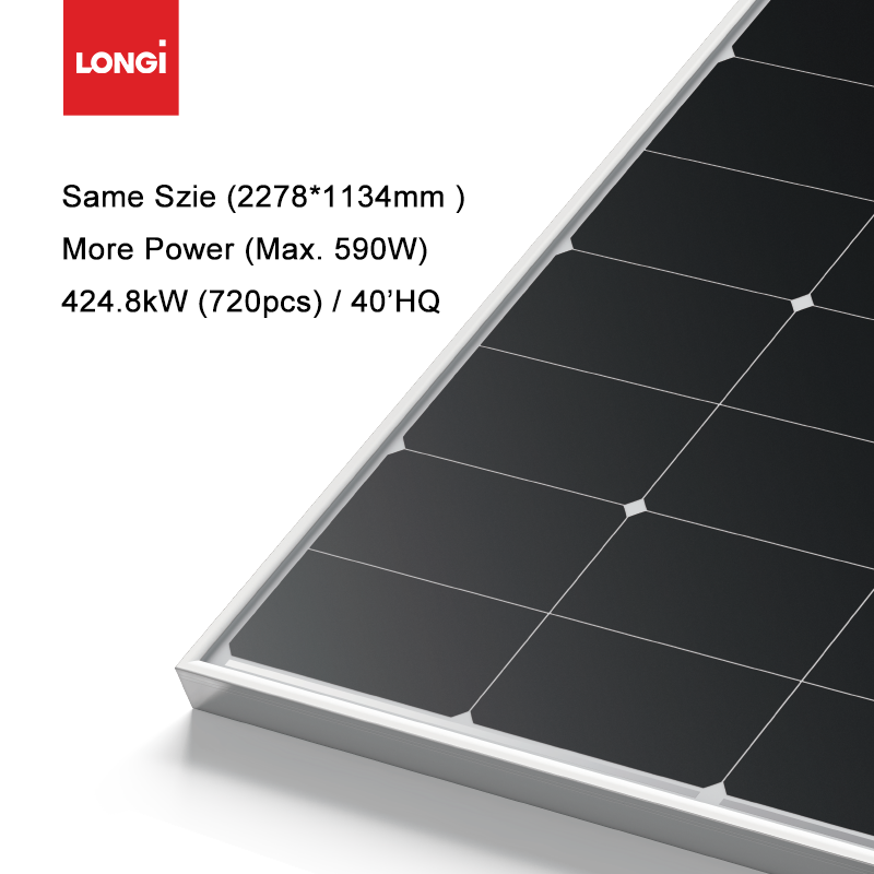 Longi Solar Hochleistungs-Solarmodul 560 W 575 W 580 W 585 W PV-Solarmodul Preis