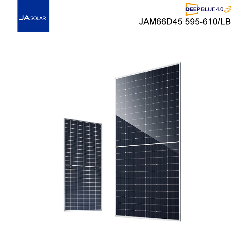 JA Solar LB Series Bifacial 600W 605W 610W 615W Doppelglas Solar Panel s