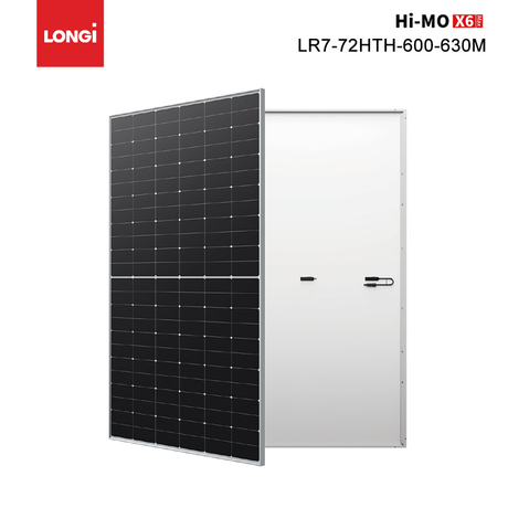 Longi HiMO X6 MAX Solarpanel 630 W 625 W 620 W 620 W 615 W 610 W 605 W 600 W Module mit höherer Leistung