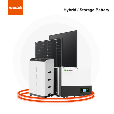 Moregosolar Solarspeicher-Energiesystem 20 kW Hybrid-Solarsystem