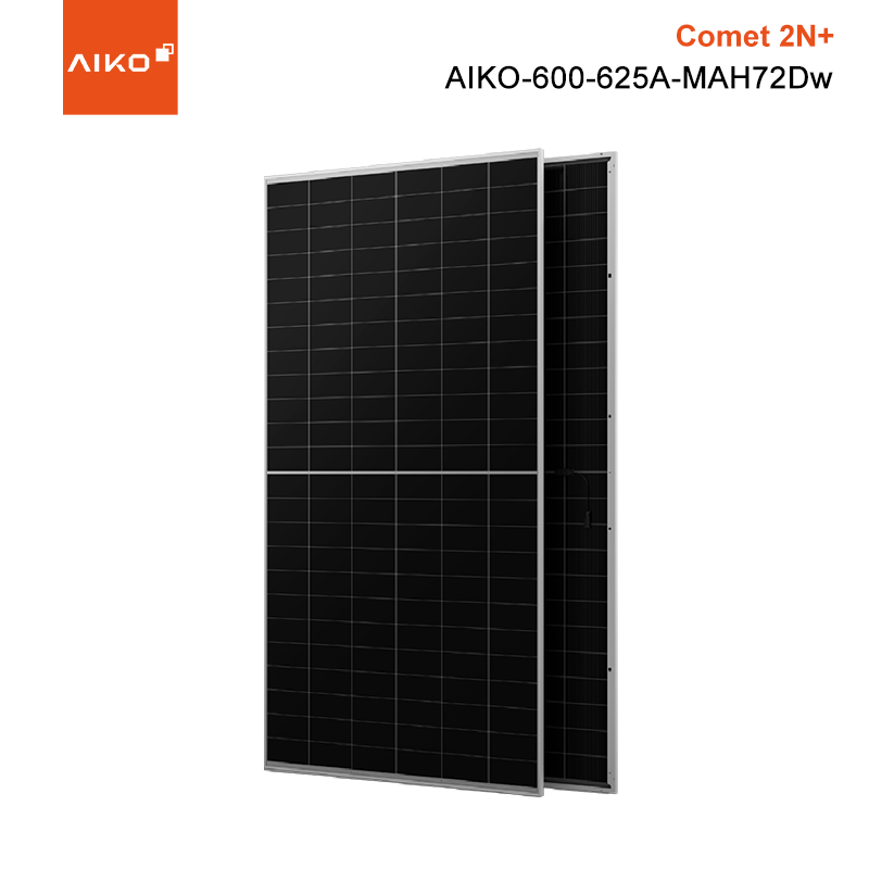 Aiko Solar N-Typ ABC-Zelle 600 W 610 W 620 W 625 W Doppelglas-Solarpanel