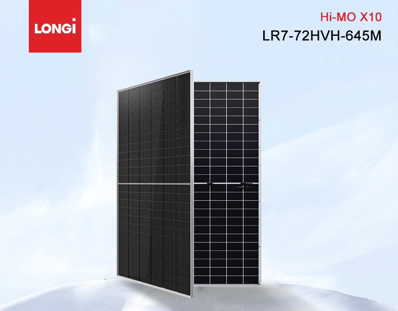 Longi Hi-MO X10 LR7-72HVH LR7-72HVD 640W 645W 650W 660W 670W