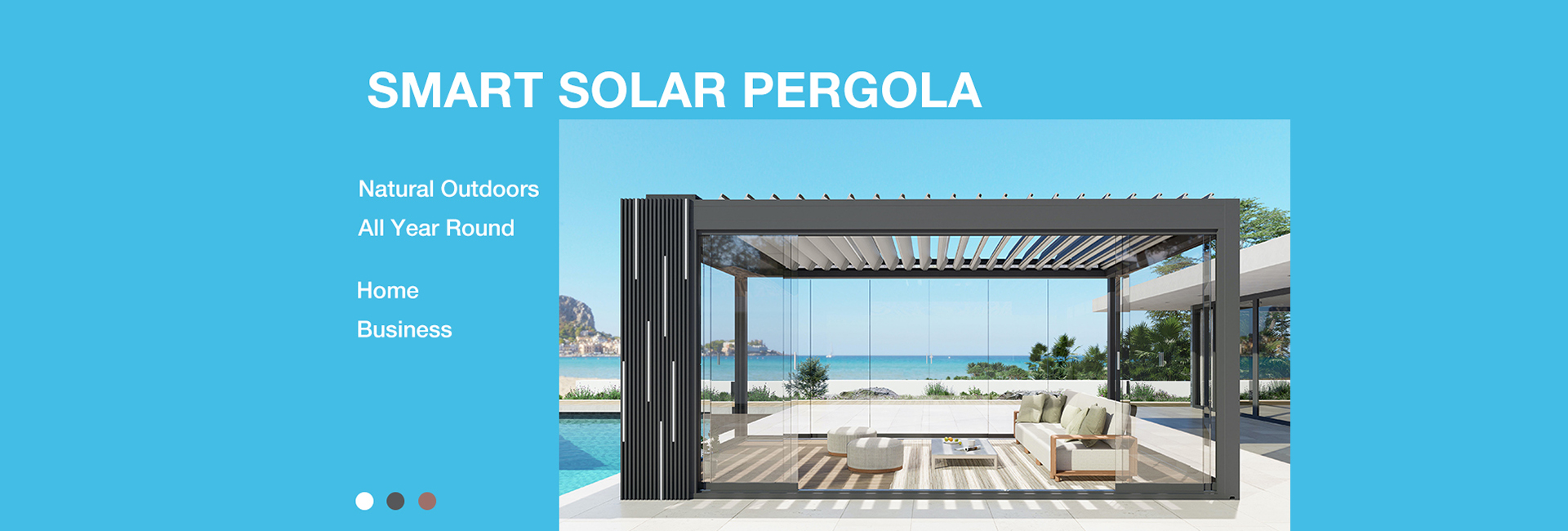 smart solar pergola