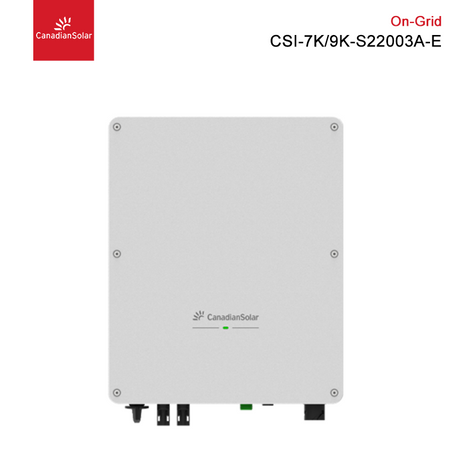 Kanadische Wechselrichter binden 5 kW, 7 kW und 9 kW einphasige Solarwechselrichter an das Netz