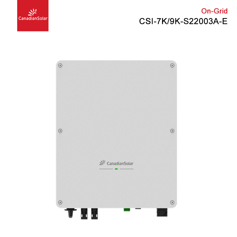 Kanadische Wechselrichter binden 5 kW, 7 kW und 9 kW einphasige Solarwechselrichter an das Netz