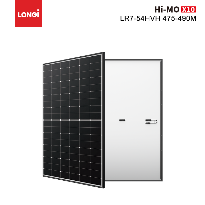 Longi HIMO X10 Explorer Dach Solar Panel 500W 490W 485W 480W Schwarzes Modul