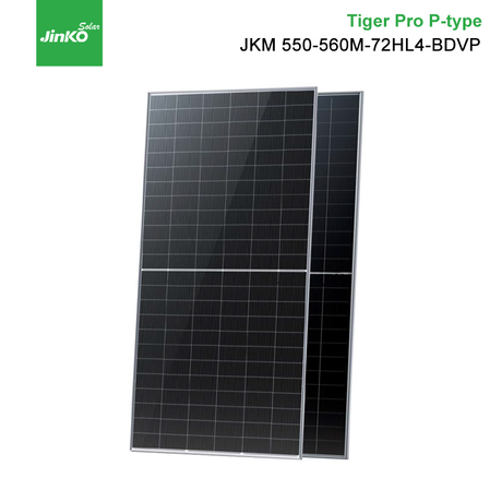 Jinko Solar Tiger Solarmodule 550 W 555 W 545 W 540 W Bifaziale PV-Solarmodule