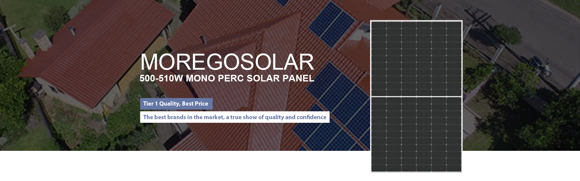 Morego Solarpanel 500W 500 WP Solar Energy System Home