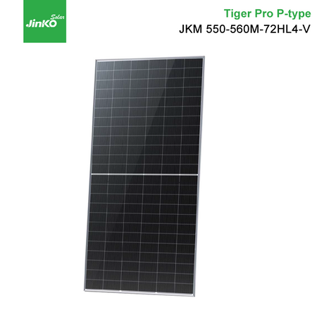 Jinko Solar Tiger Pro 72HC Mono-Gesichtsmodul 545 W 550 W 555 W 560 W PV-Solarmodule