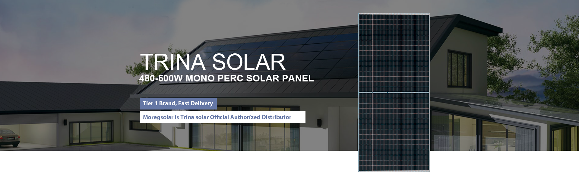 Trina Solarvertex Solarpanel 500W Home Solar Energy System