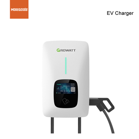 Growatt EV-Ladegerät, 7 kW, einphasig, 11 kW, 22 kW, dreiphasig, kompatibel mit verschiedenen PV-Marken für Solar-Carport